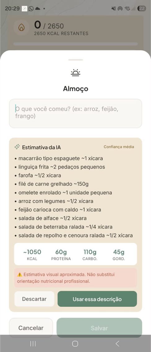 Análise de prato