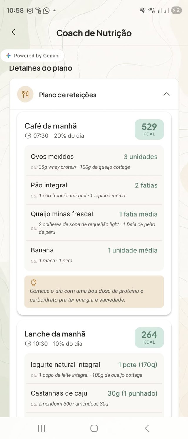 Plano alimentar